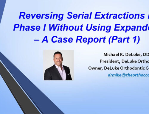 Reversing Serial Extractions WITHOUT Using Expanders! A Case Report 1.1