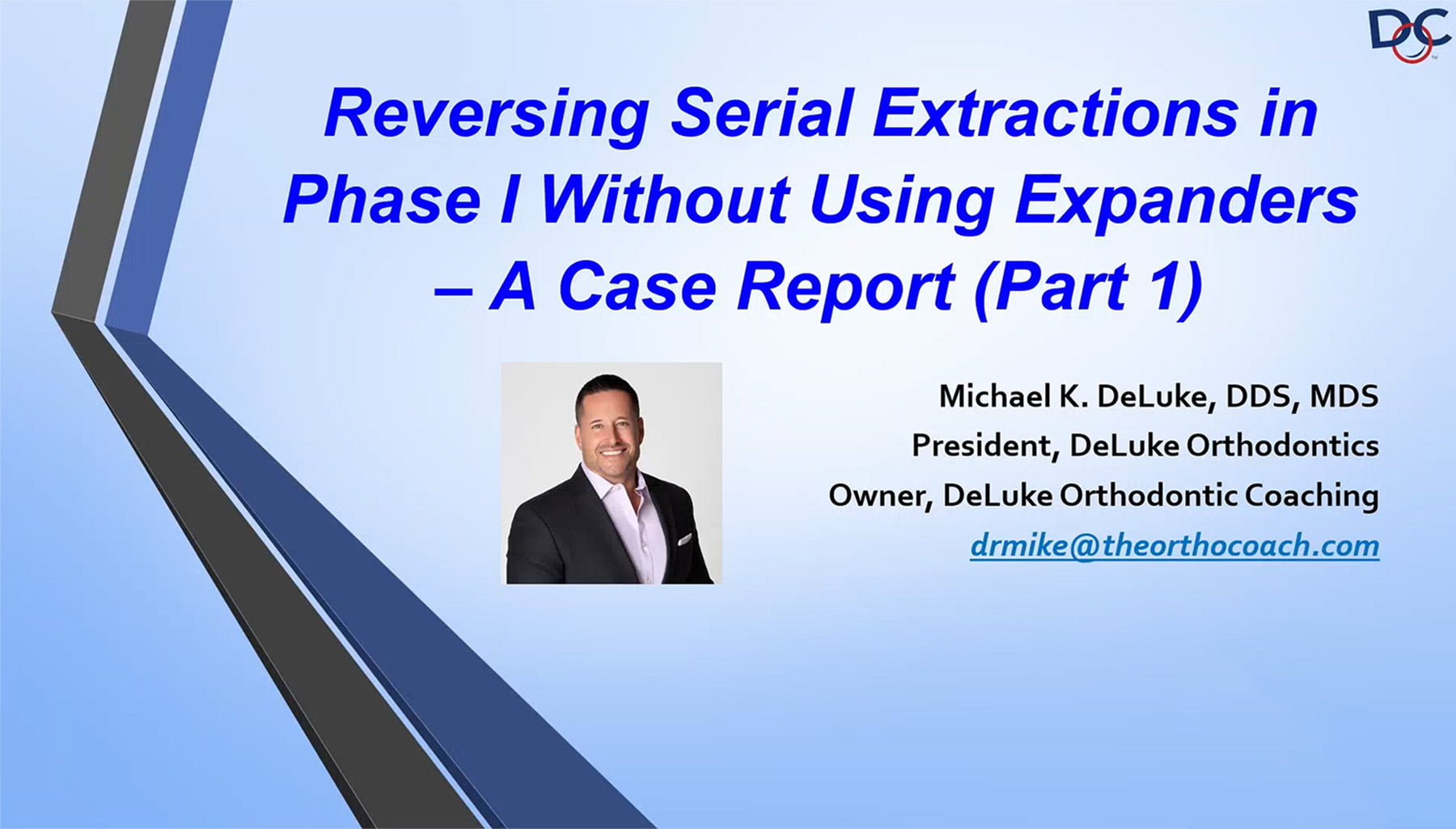 Reversing Serial Extractions WITHOUT Using Expanders! A Case Report 1.1